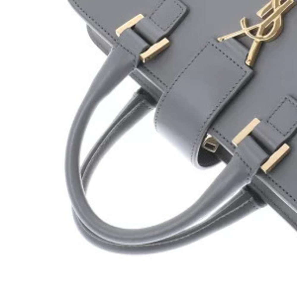 Saint Laurent Baby Cabas bag gray calfskin handbag - Picture 3 of 9